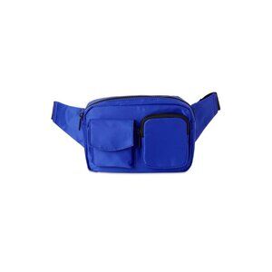 No Boundaries Adjustable Blue Slim Belt Fanny Pack Polyester Bag Travel Waist